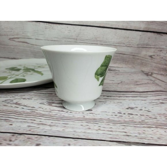 Vintage Hocquart Del Et Sculp Pl 95 Clematite Brulante Tea Cup And Plate Set - Picture 10 of 12